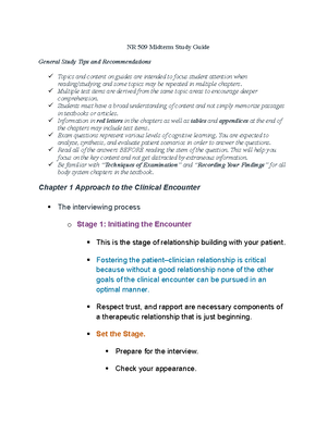 NR509 Week 8 Reflection Post Guidelines and Grading Rubric ...