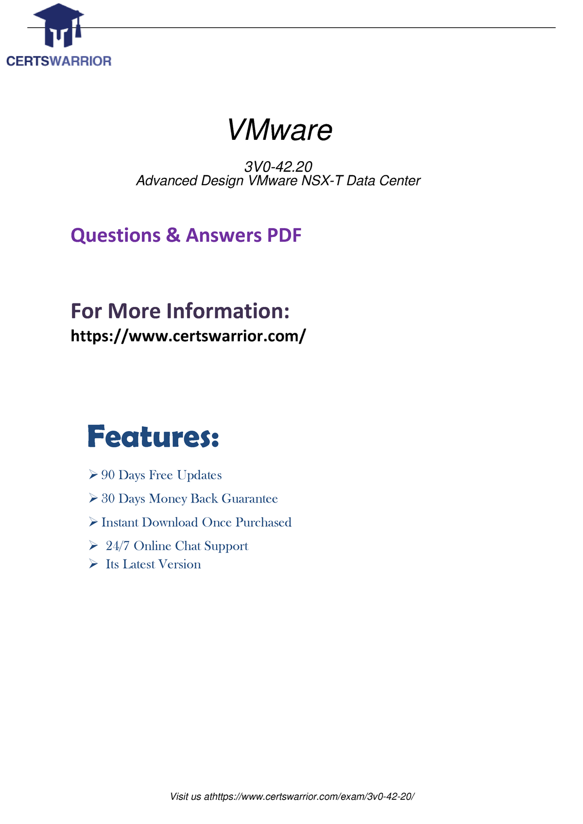 3V0-42.20 Exam Actual Tests