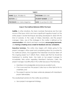 Final TASK 1 CASE 1 - iusrgsngfydtrsee - TASK 1 NAME: Iligan, Windelyn ...