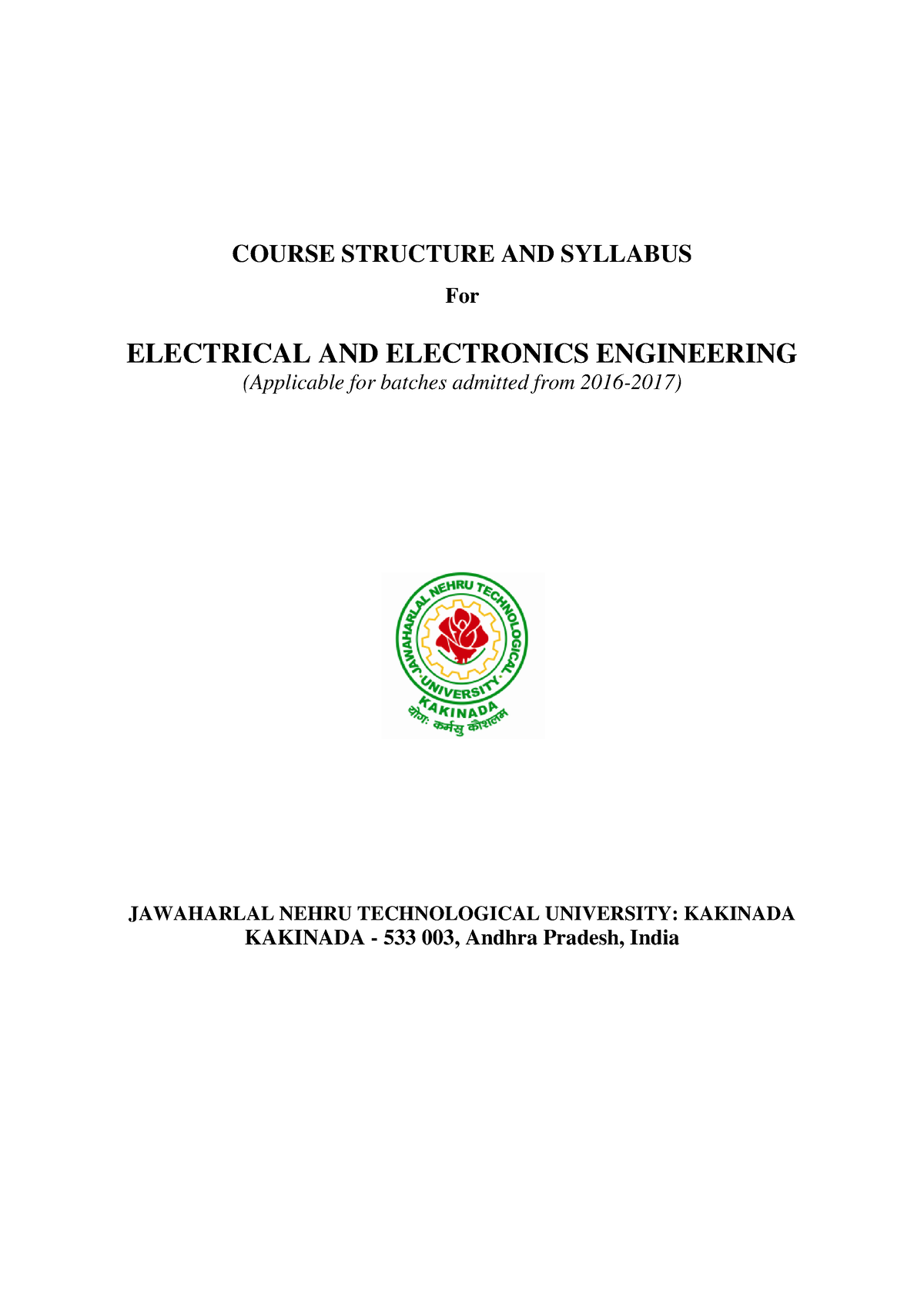 EEE%20R16-Syllabus - It’s Good - COURSE STRUCTURE AND SYLLABUS For ...