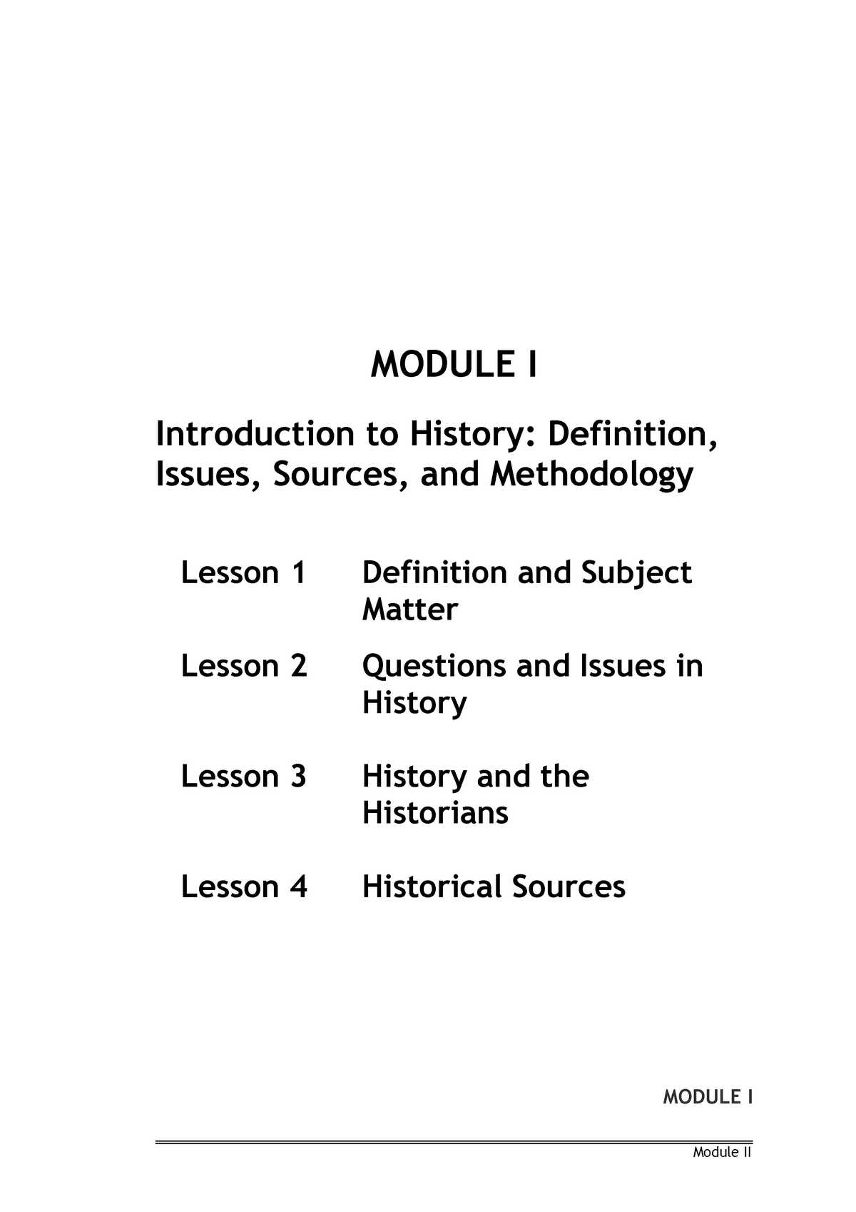 introduction to history definition issues sources and methodology summary slide