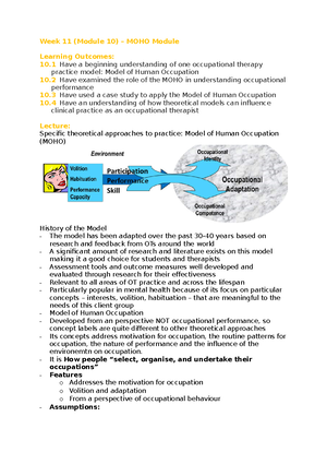 Week 2 - Week 2 notes full unit points - Notes W2 - History of OT and ...