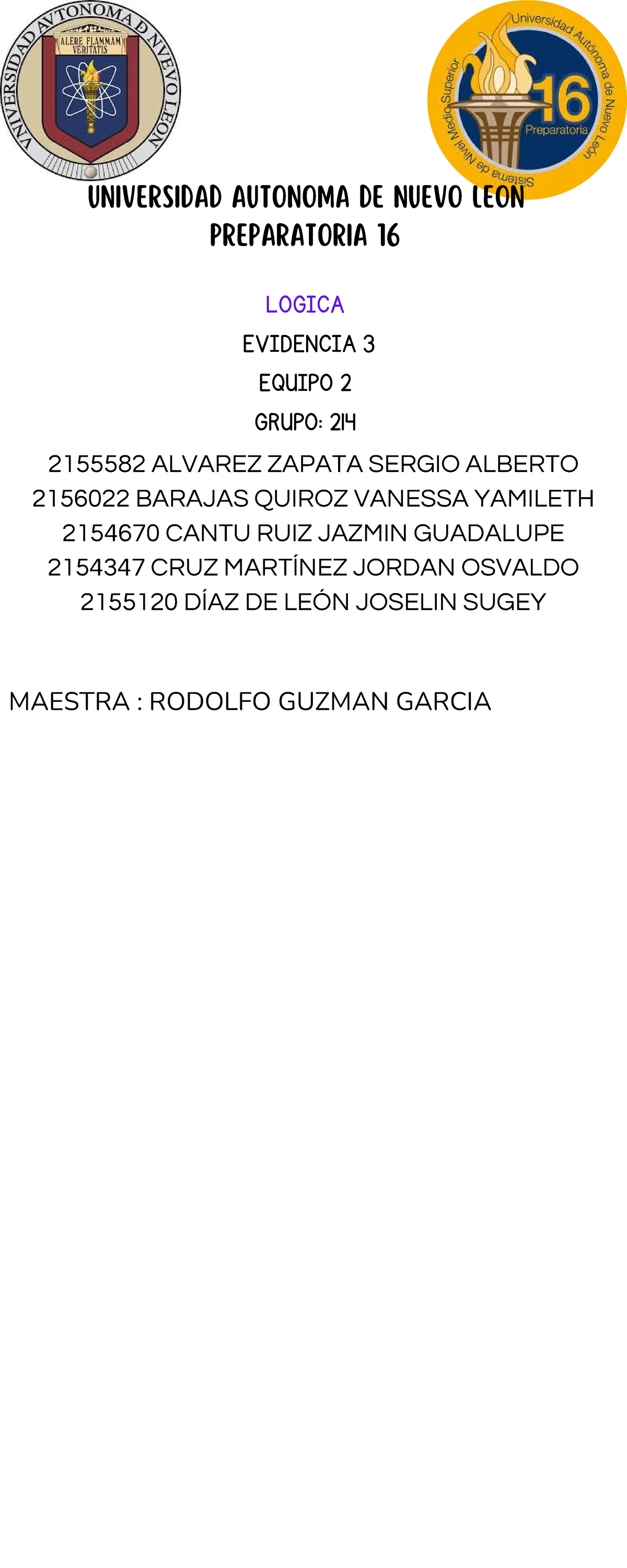 Evidencia Etapa 3 Equipo 2 - UNIVERSIDAD AUTONOMA DE NUEVO LEON ...