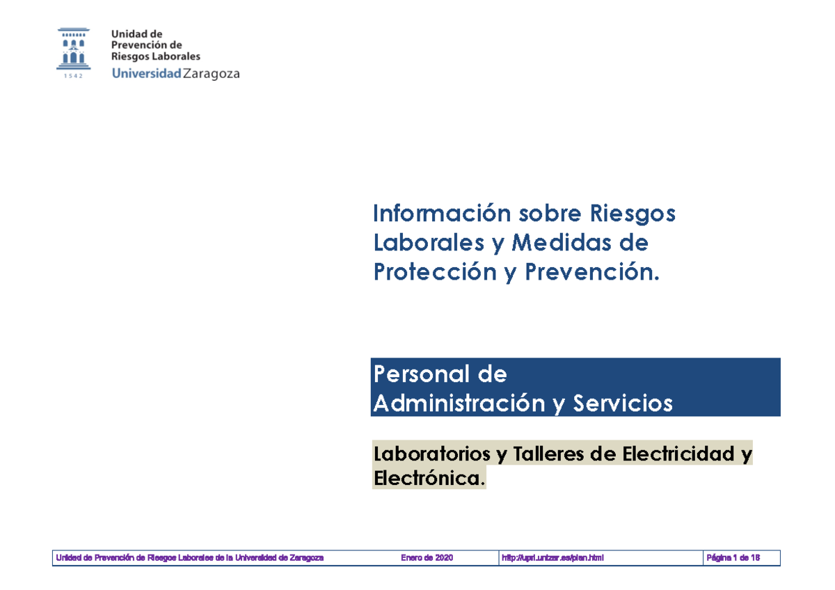 Inf Prl Eva 09 - Prevencion De Riesgos Laborales - Información Sobre ...