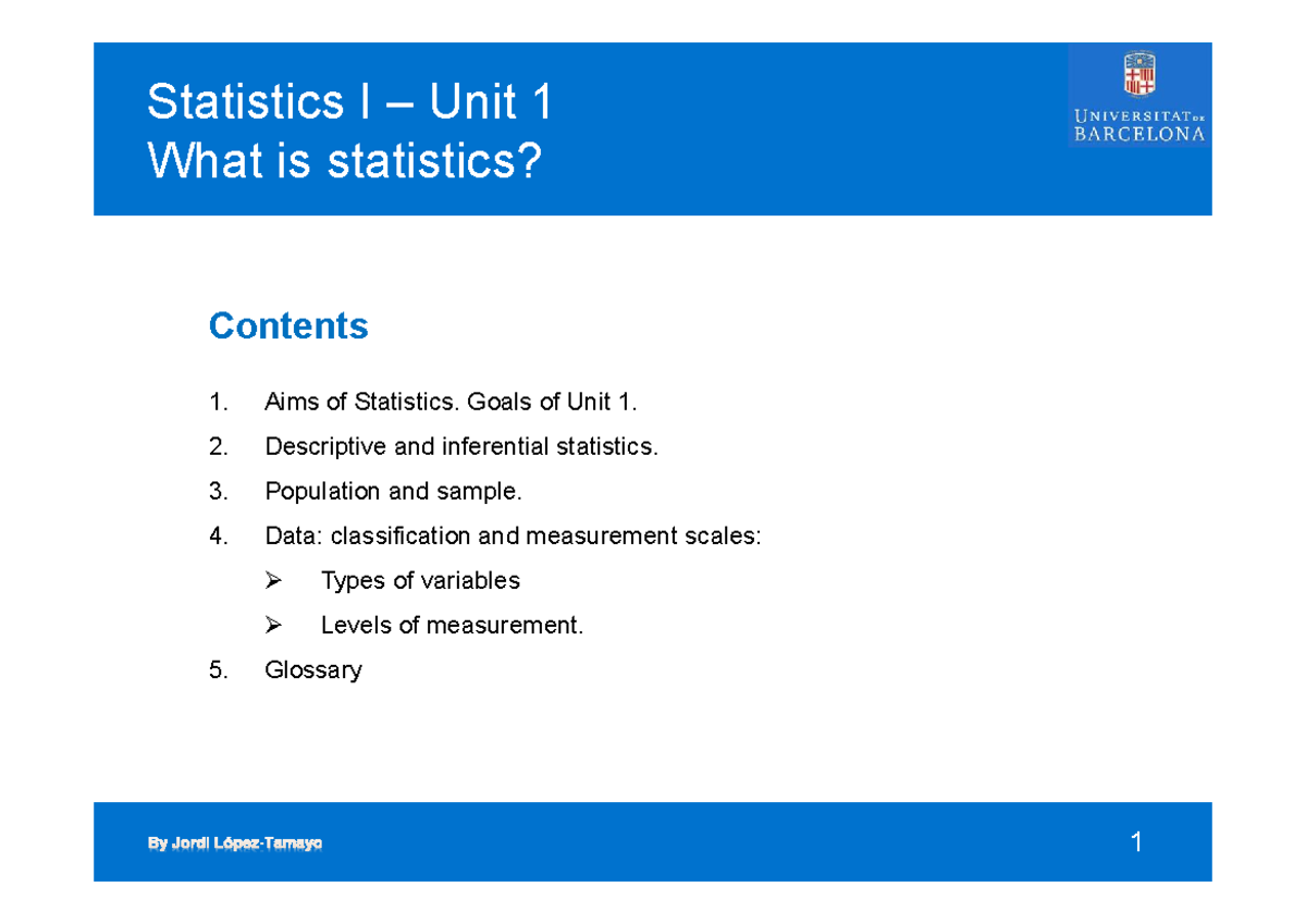 statistics-i-unit-1-theory-what-is-statistics-contents-aims-of