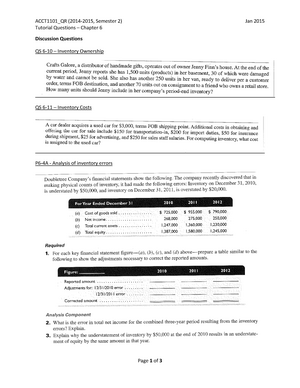 Introduction To Financial Accounting ACCT1101 - HKU - StuDocu