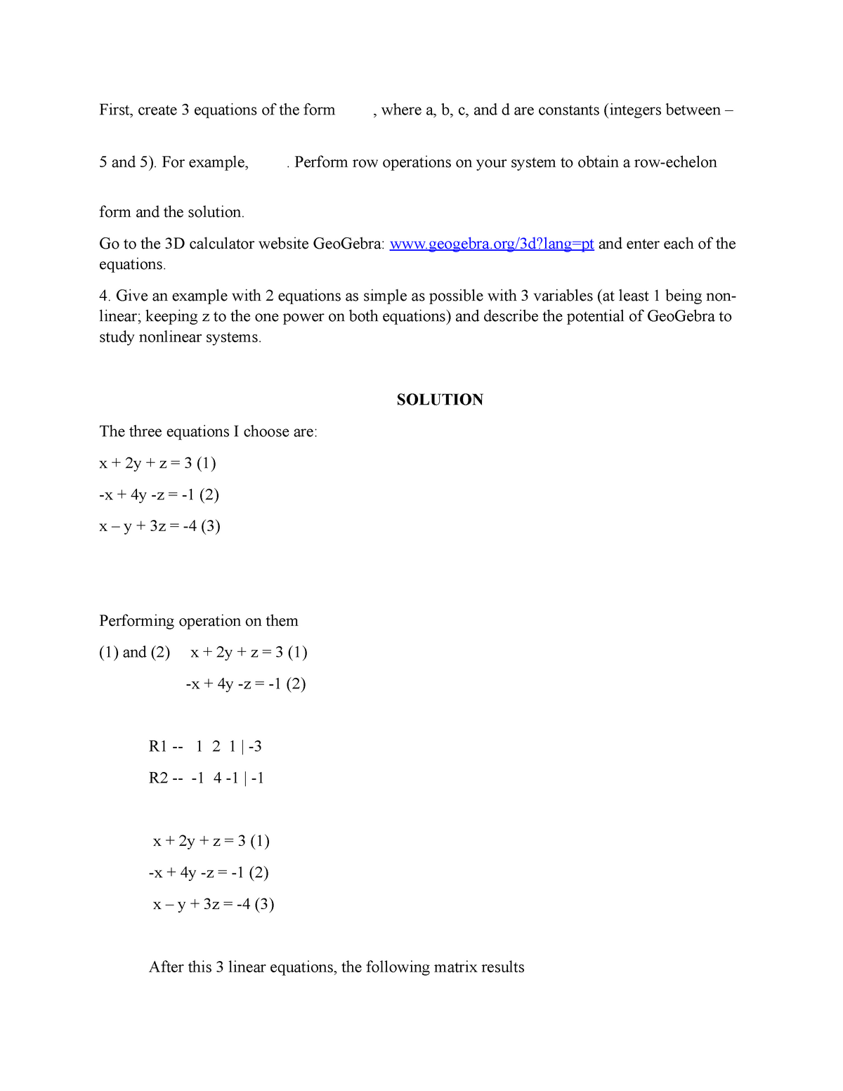 College Algebra Discussion Assignment Unit 6 - MATH 1201 - UoPeople ...