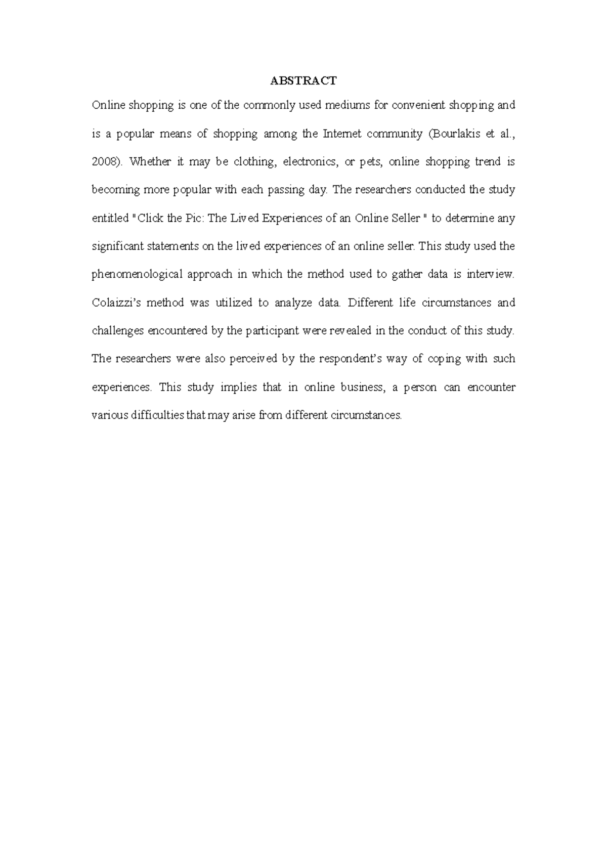 Anstract - notes - ABSTRACT Online shopping is one of the commonly used ...
