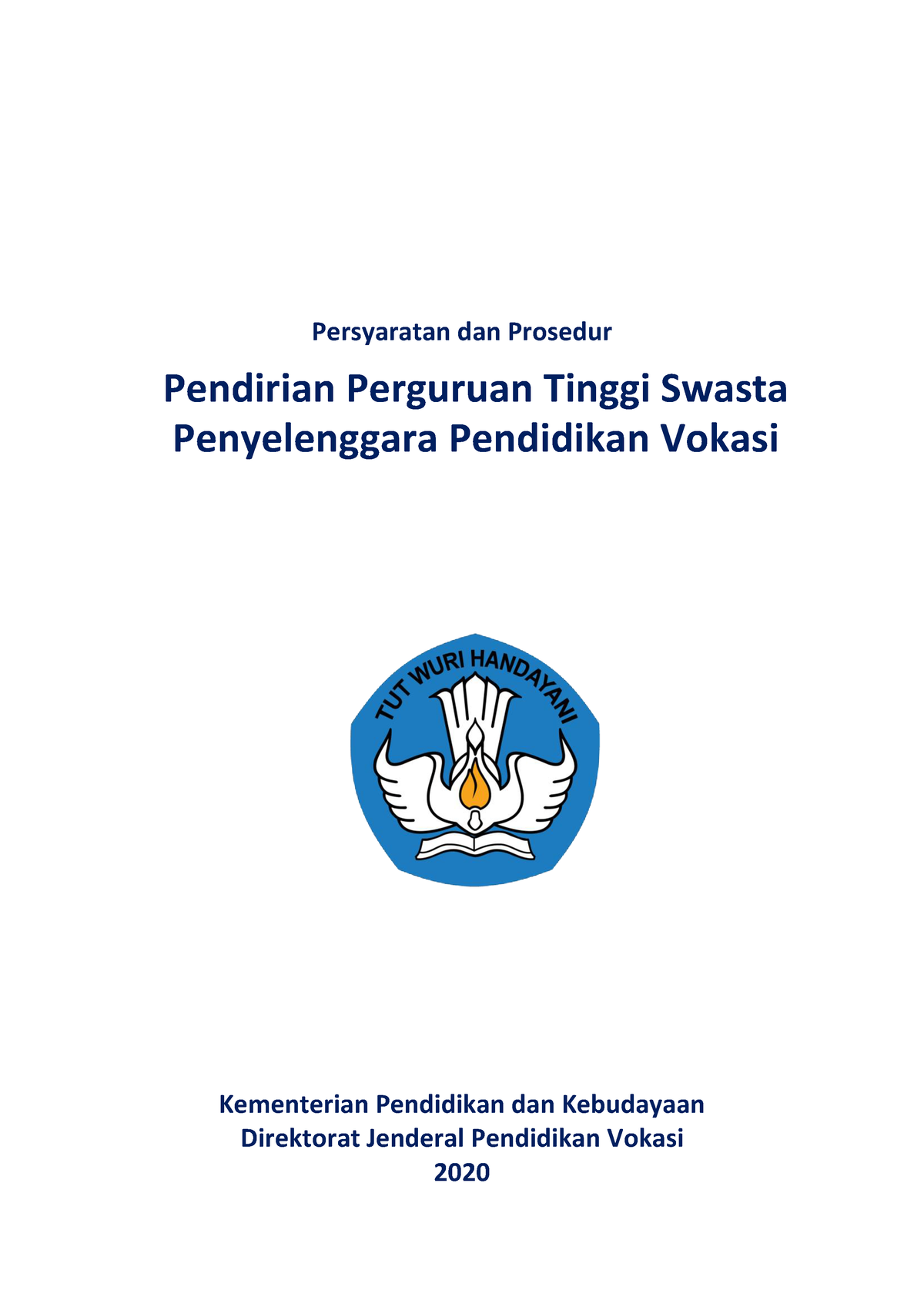 Persyaratan Prosedur Pendirian PTS Vokasi - Persyaratan Dan Prosedur ...