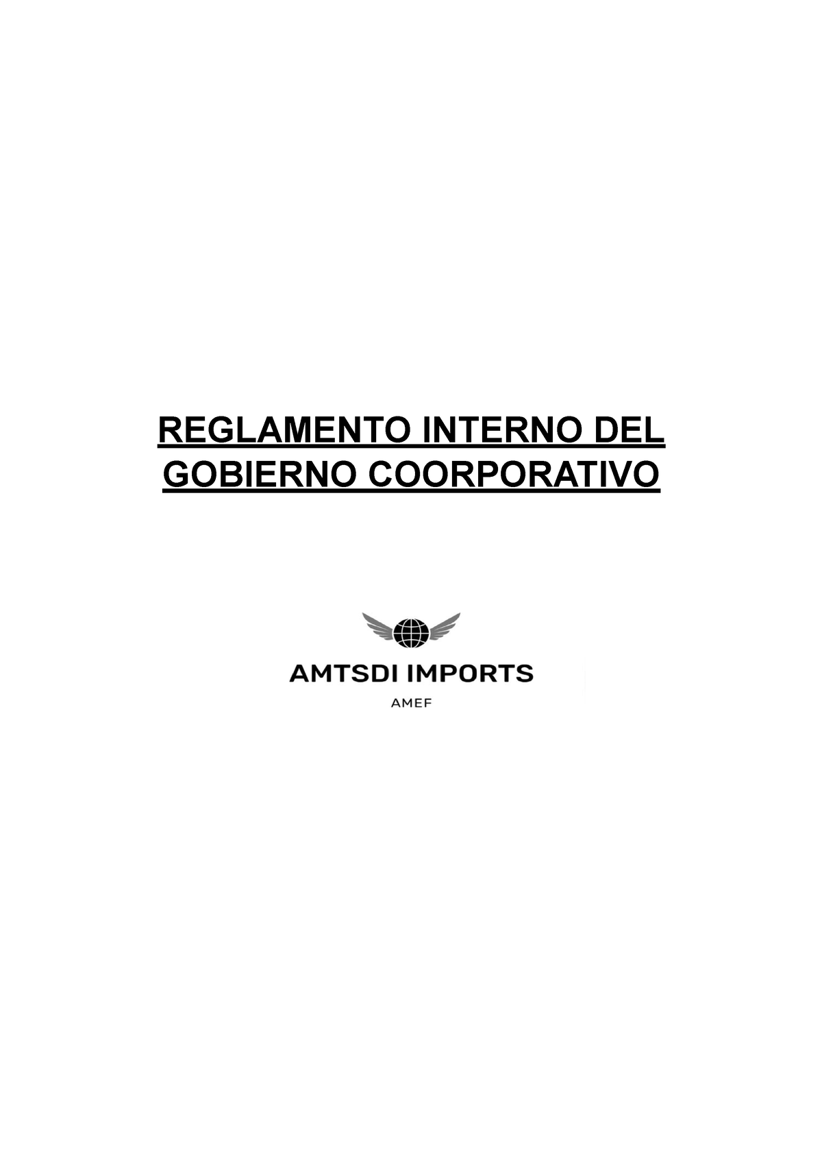 Manual DE Codigo DE Gobierno Corporativo - REGLAMENTO INTERNO DEL ...