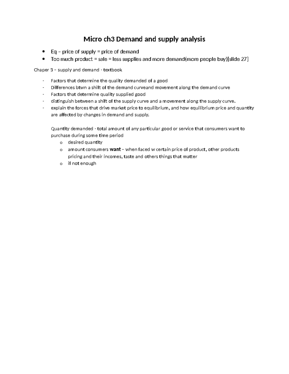 Econ 110 - chapter 3 - inclass and textbook - Micro ch3 Demand and ...