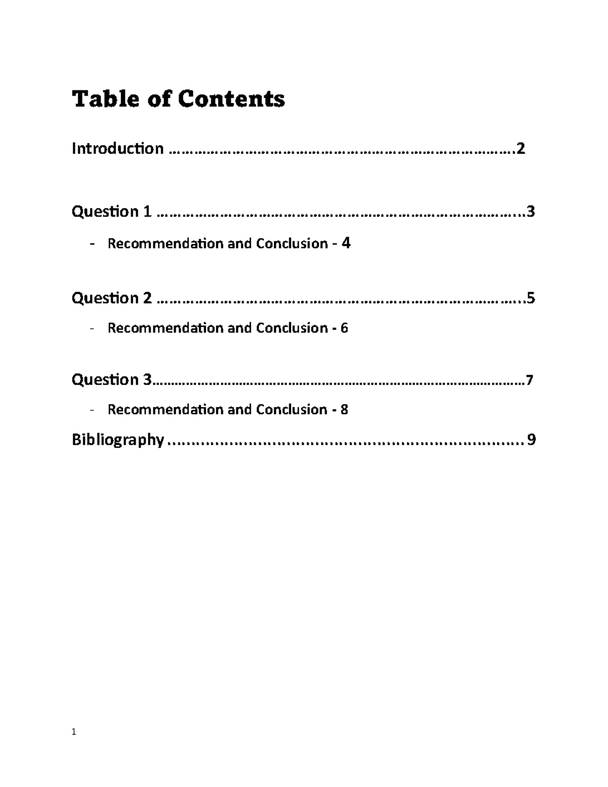 Bcom assignment - Table of Contents Introduction Question 1 - Studocu