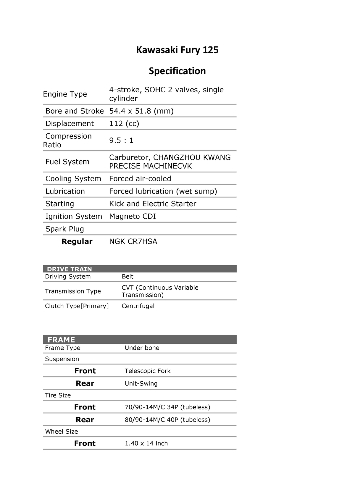 kawasaki boxer ar specification