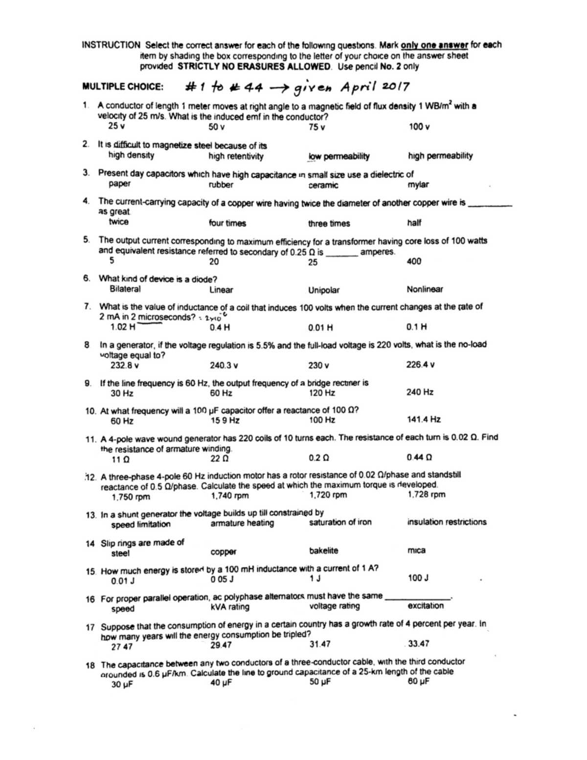 Instruction EE Review - Education Management - PWU - Studocu