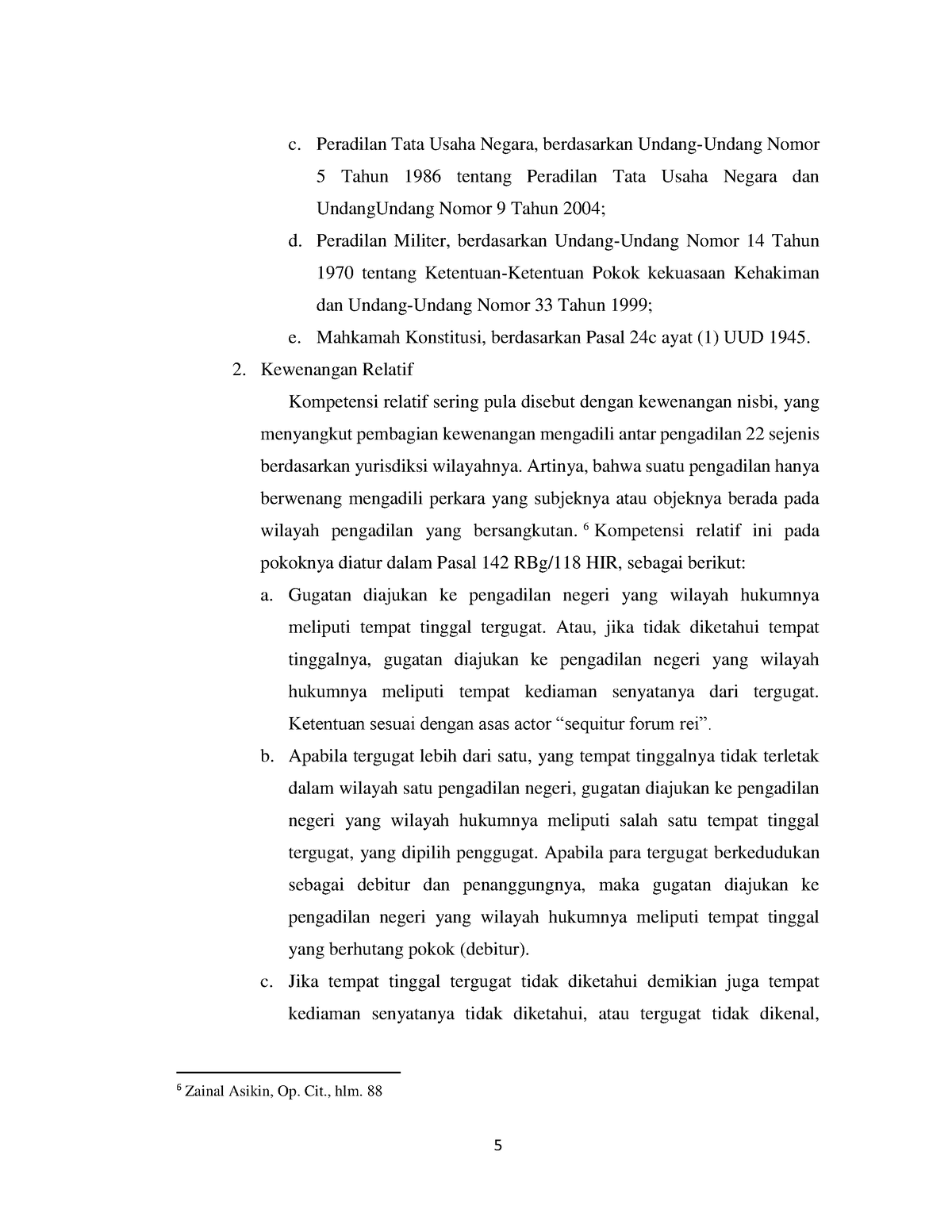 Ilmu Hukum Keluarga - 5 C. Peradilan Tata Usaha Negara, Berdasarkan ...