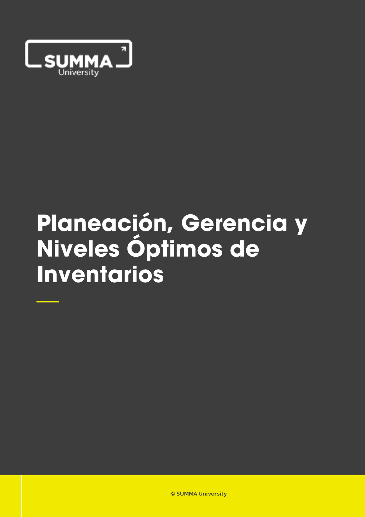 1 Planeación Gerencia Y Niveles Óptimos De Inventarios 1 Planeación Gerencia Y Niveles 6744