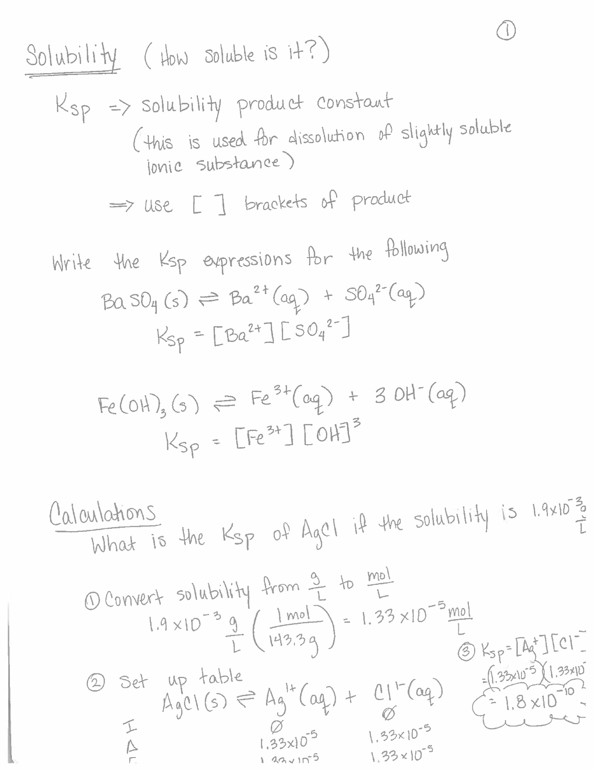 Solubility - Lecture Notes - CH 132 - Studocu