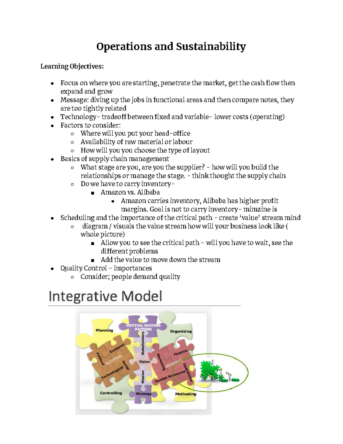 Operations And Sustainability - Operations And SustainabilitƘ ...