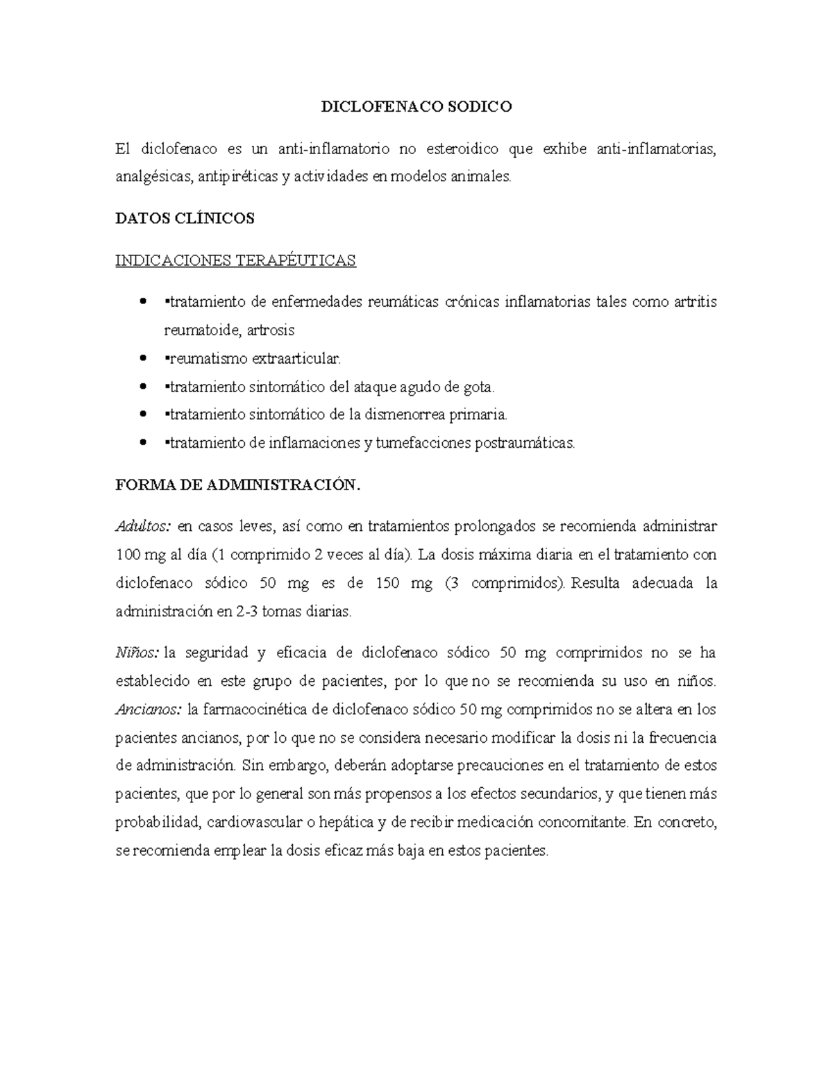 Mg diclofenaco 300