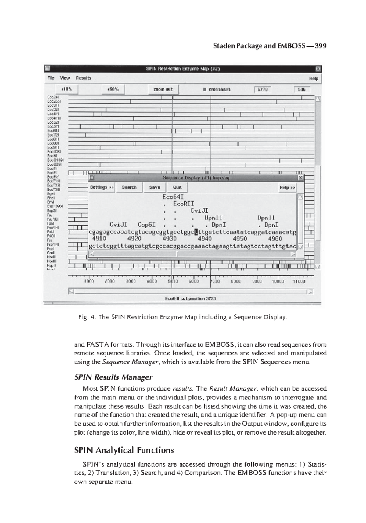Introduction to bioinformatics138 Staden Package and EMBOSS — 399