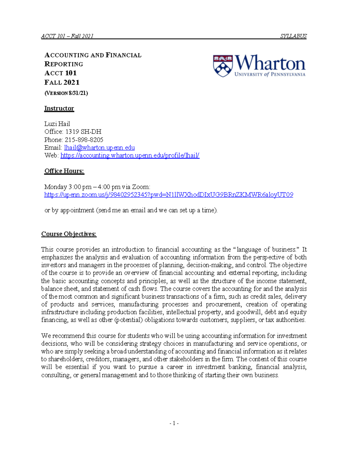 ACCT101 - Lecture notes regarding coursework - ACCOUNTING AND FINANCIAL ...