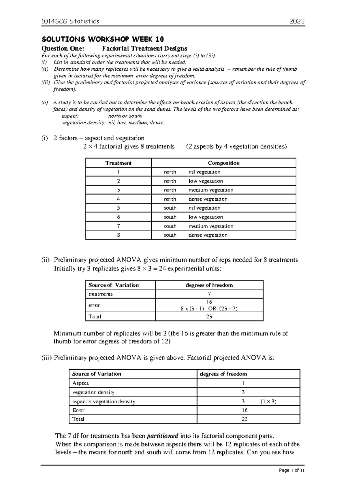 Workshop Week 10 sols - SOLUTIONS WORKSHOP WEEK 10 Question One ...