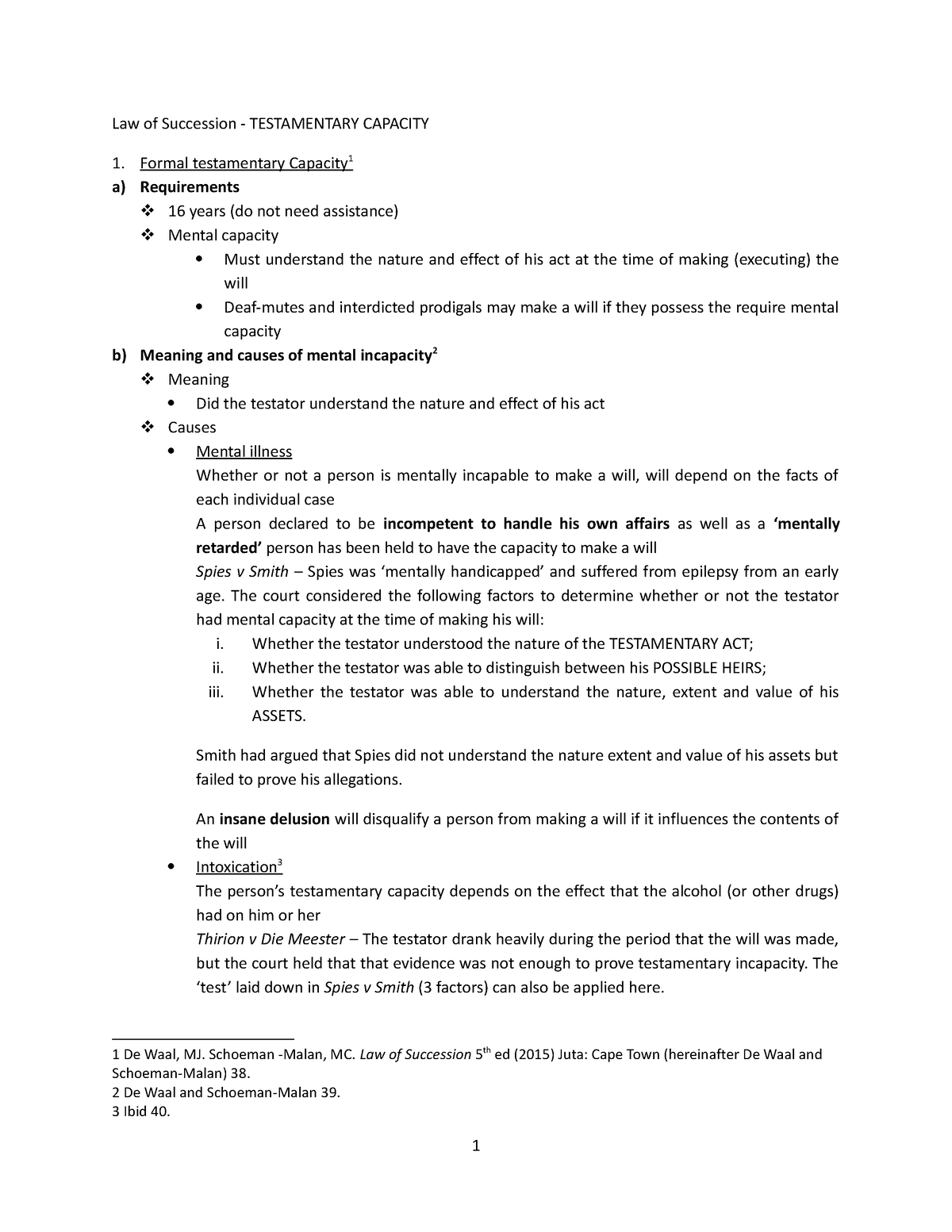 notes-on-testamentary-capacity-law-of-succession-testamentary