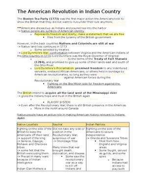 The Reservation System Notes - The first step the colonists took was to ...