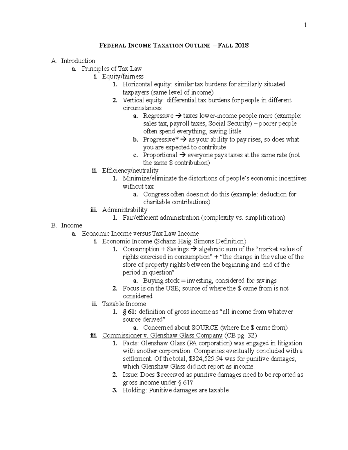Federal income tax exam questions and answers picture