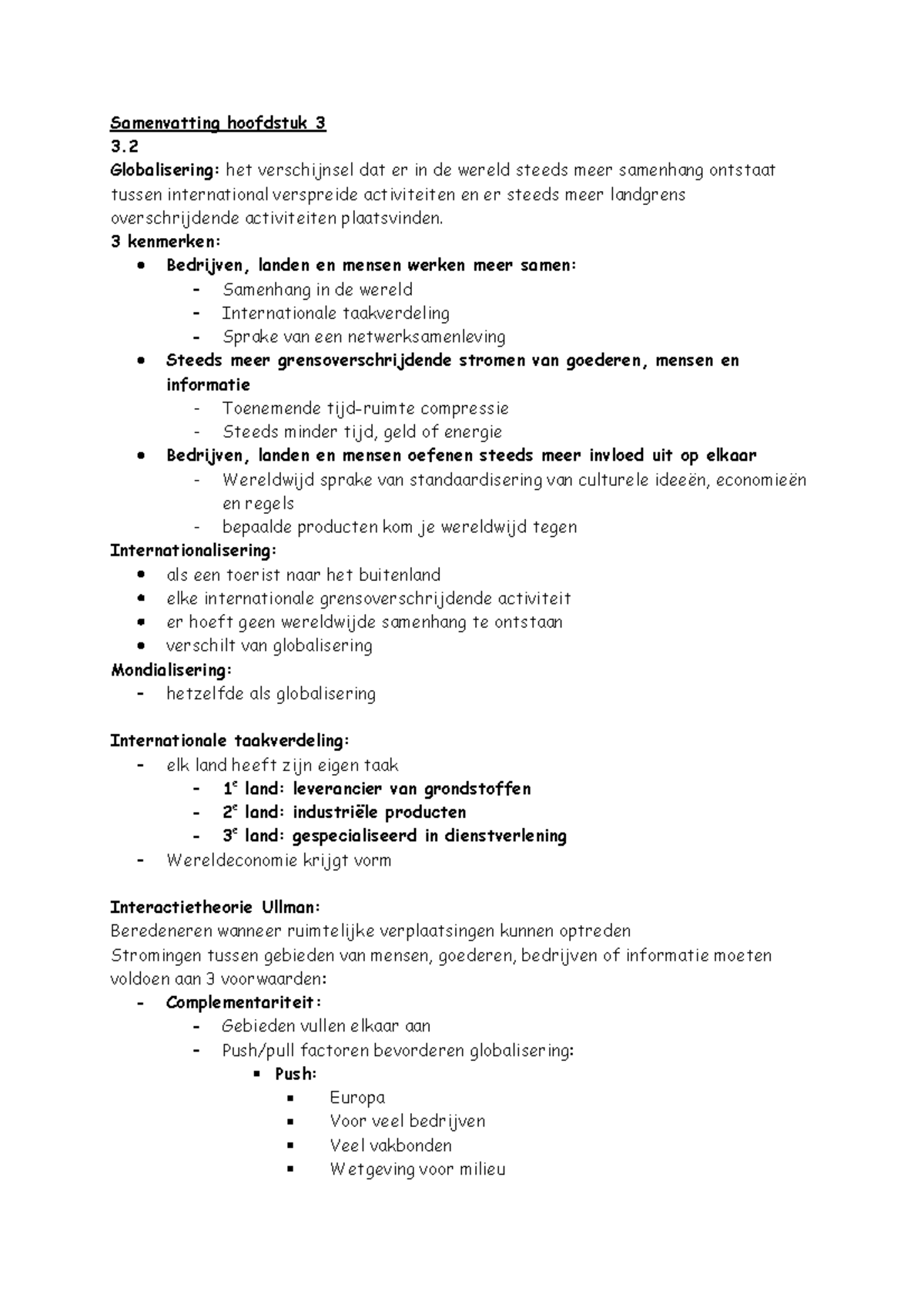 Samenvatting Hoofdstuk 3,5,6,11 - Samenvatting Hoofdstuk 3 3 ...