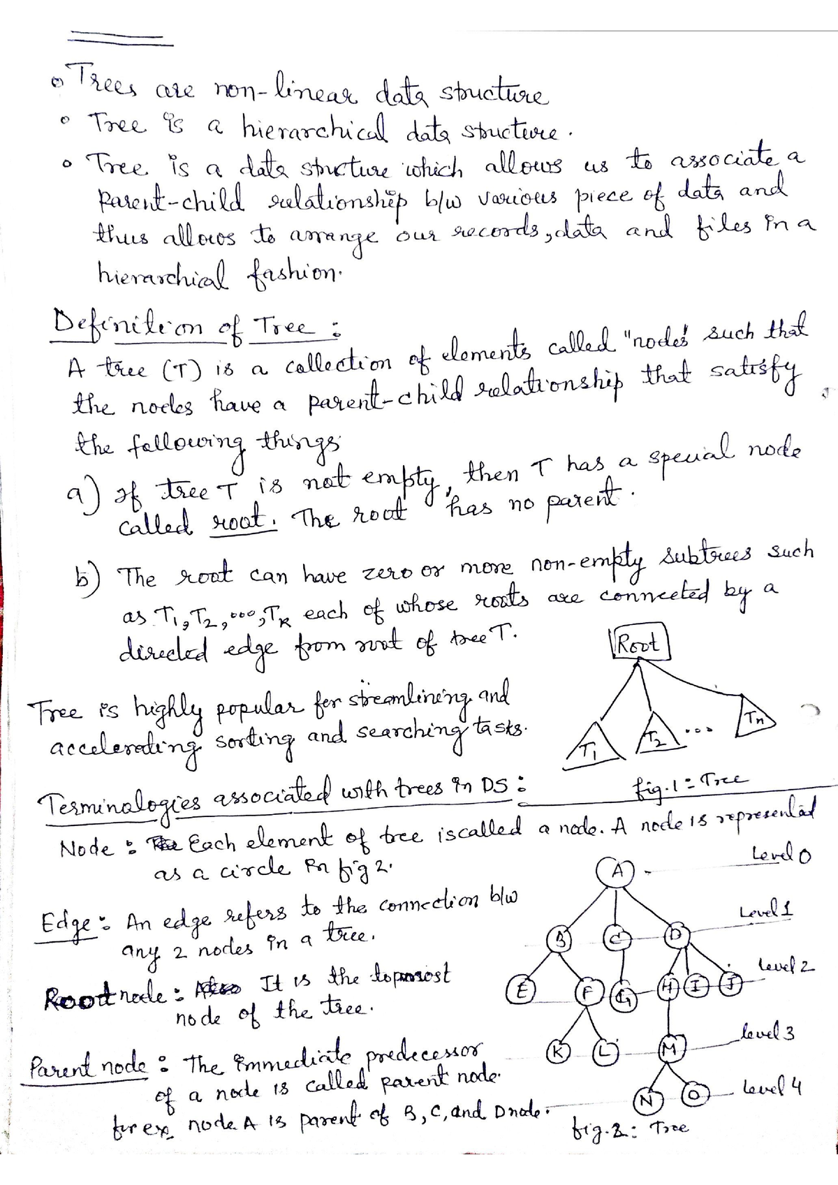 Tree-Unit 5 - data structure - Studocu