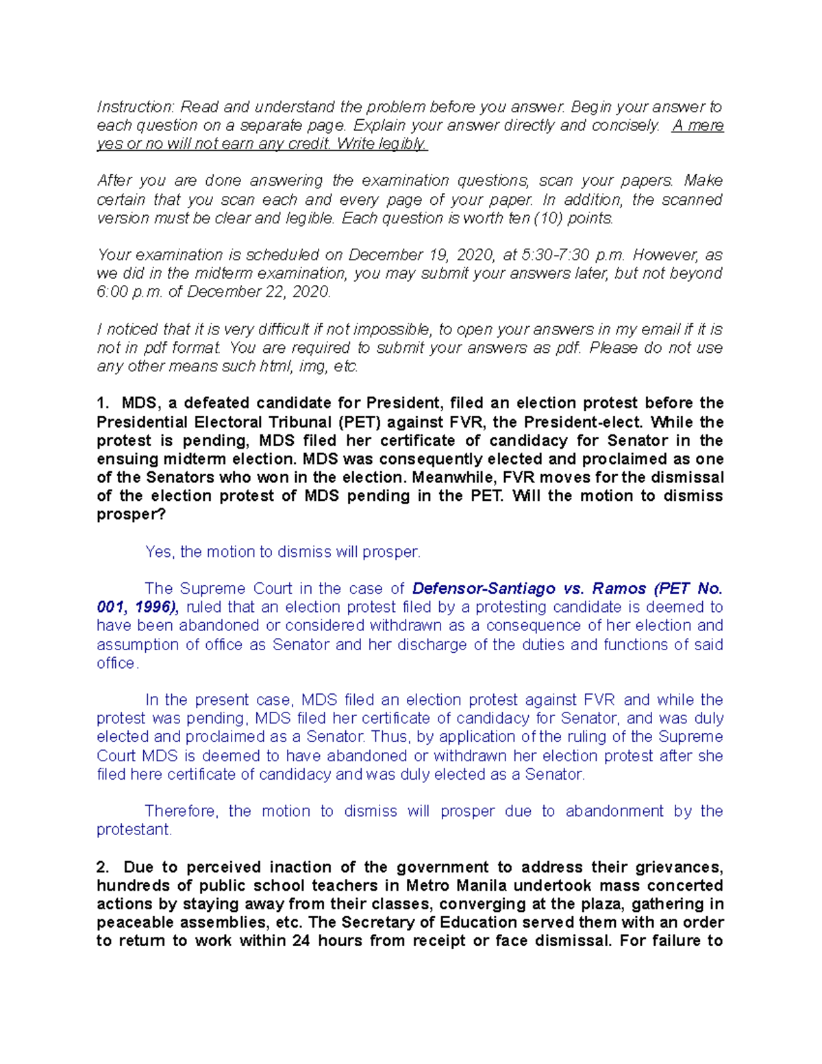 Admin Law Finals Admin Law Notes Instruction Read And Understand