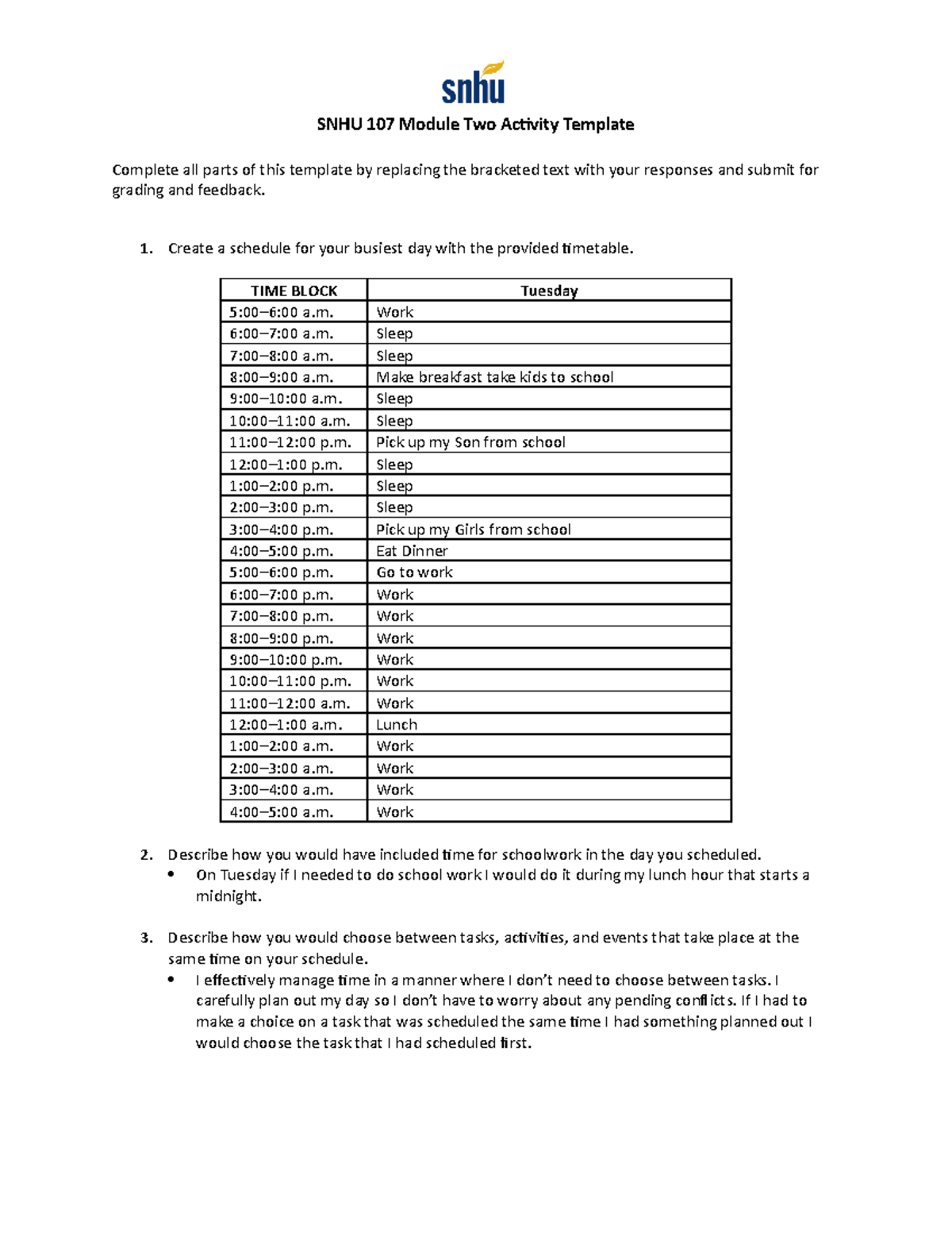 2 Week 2 Snhu 107 Module Two Activity Assignment Snhu107 Snhu Studocu 2 Week 2 Snhu 107 Module Two Activity Assignment Snhu107 Snhu Studocu