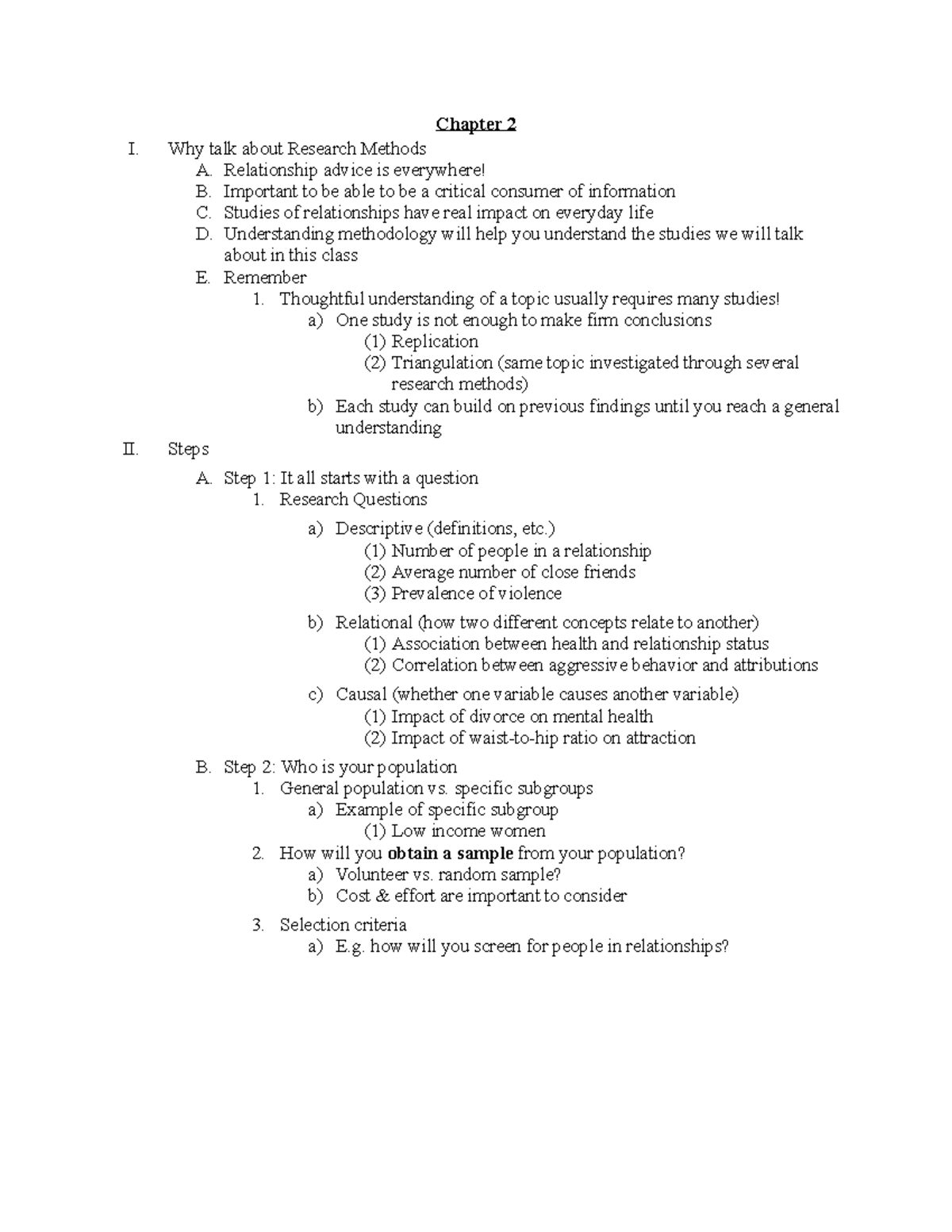 Chapter 2 - Rebecca Thomas - Chapter 2 I. Why talk about Research ...