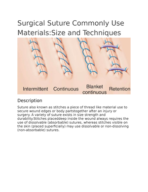 Suture, Surgical Condition, Treatments and Pictures for - Skinsight