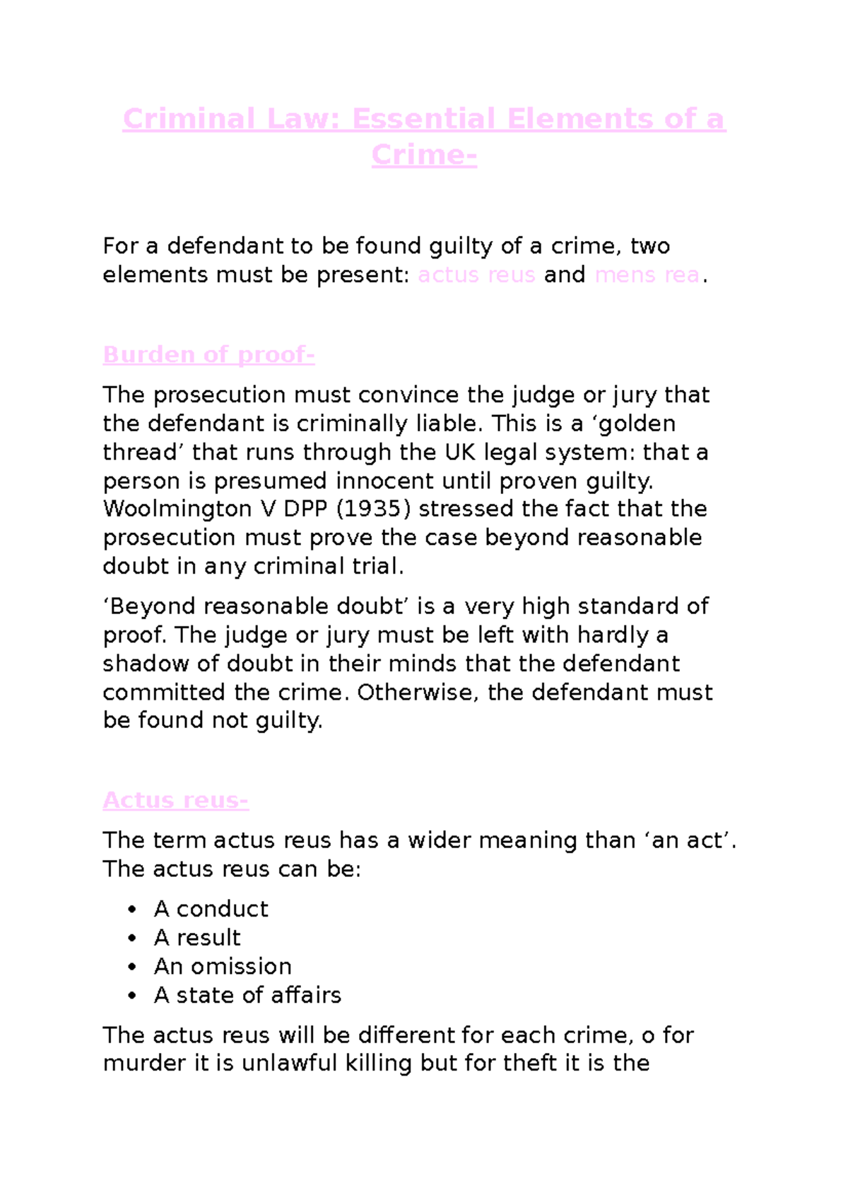 criminal-law-essential-elememts-of-a-criminal-offence-criminal-law