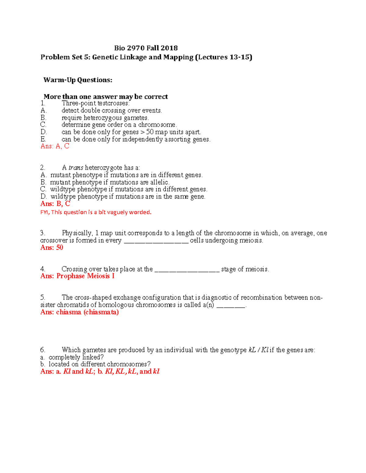 Bio 2970 Problem Set - Bio 2970 Fall 2018 Probl e m S e t 5 : Genetic ...