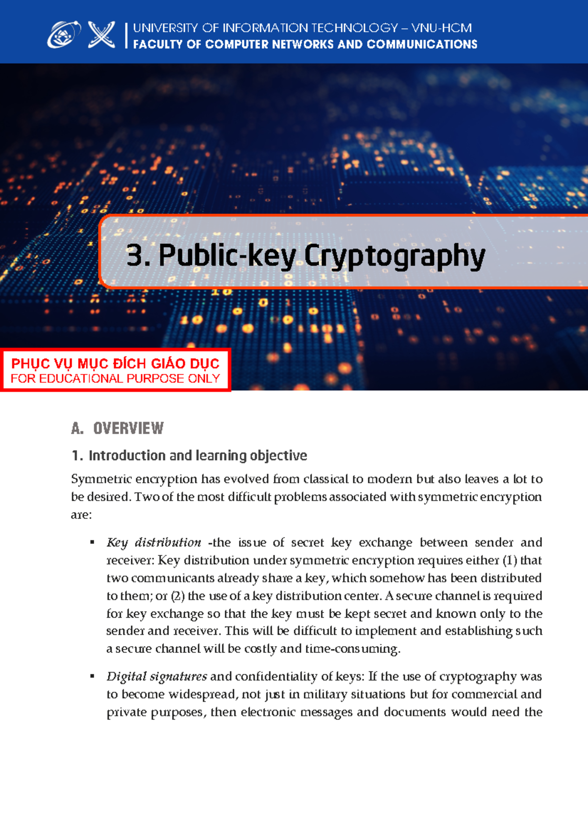 Lab03 - Public-key Cryptography - A. OVERVIEW 1. Introduction And ...