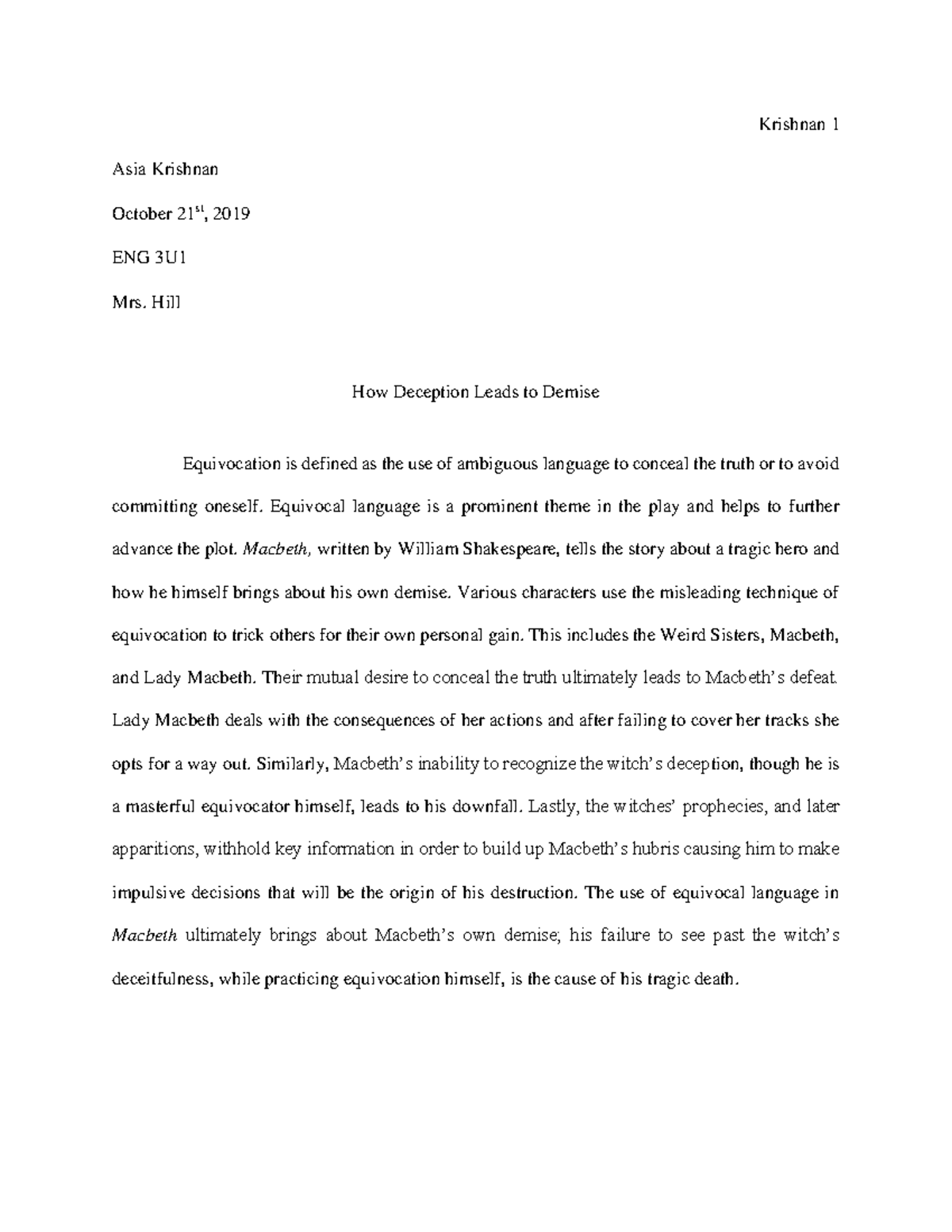 macbeth literary essay grade 11 pdf