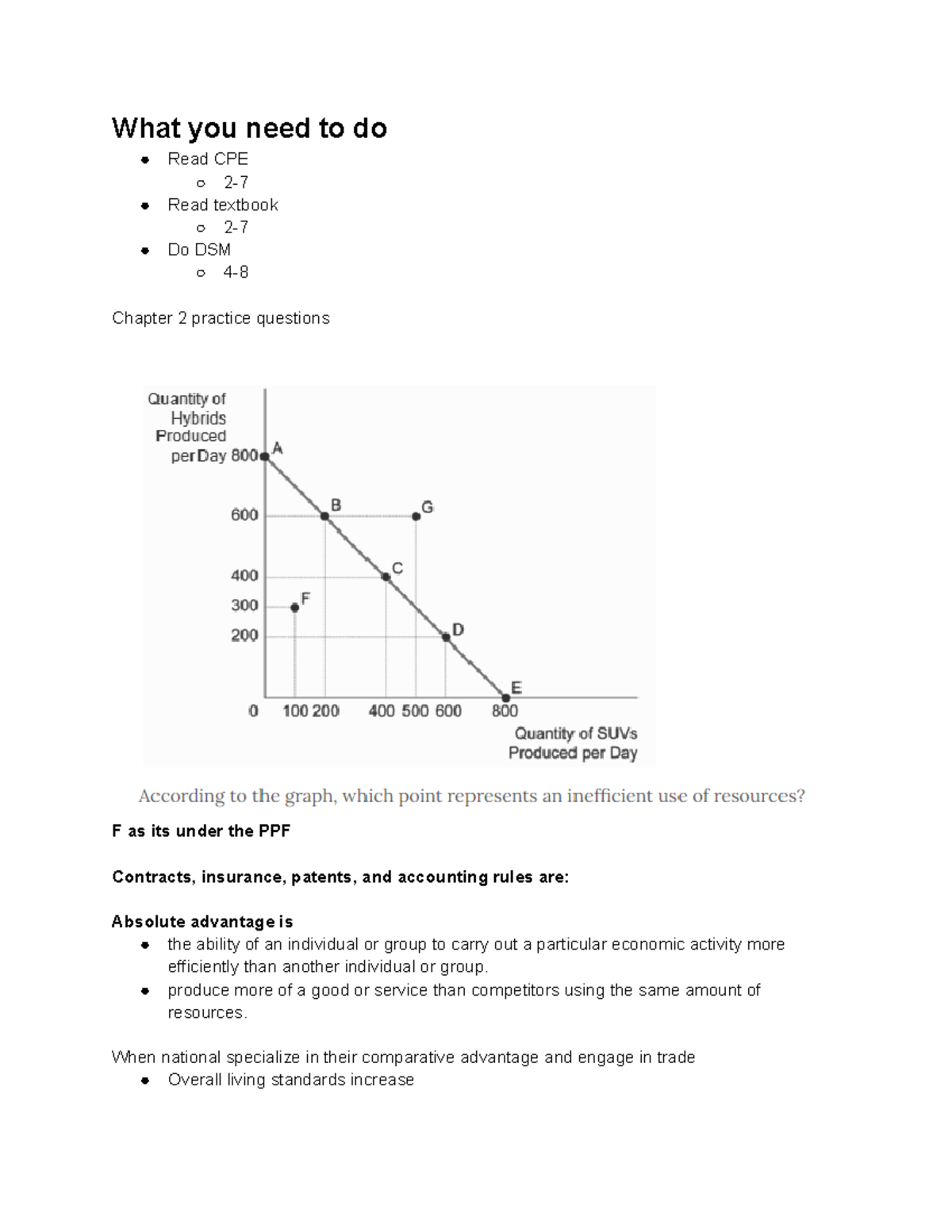 Micro midterm ntoes - old notes - What you need to do Read CPE 2- Read ...