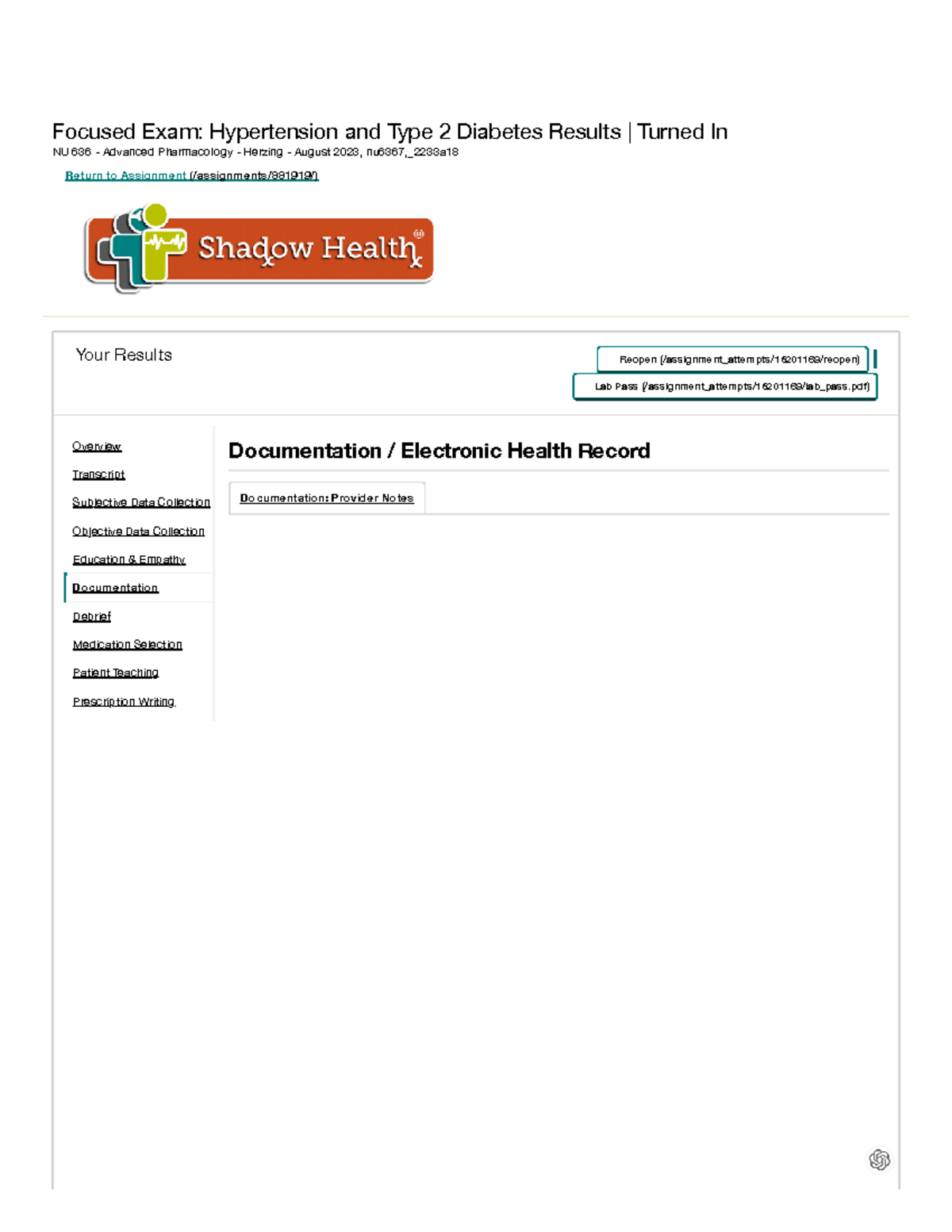 Shadow Health Digital Clinical Experience Orientation Quizlet 75 - vufyazj