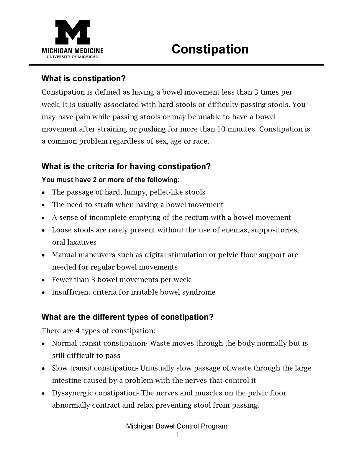 case study 20 constipation