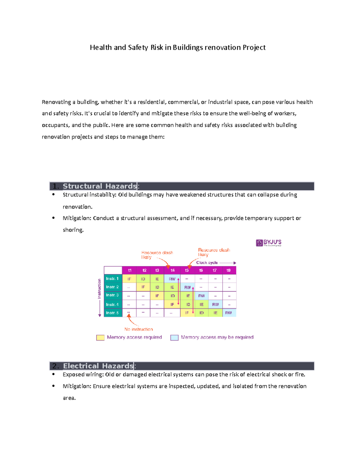 Research 1 - dasdasdas - Health and Safety Risk in Buildings renovation ...