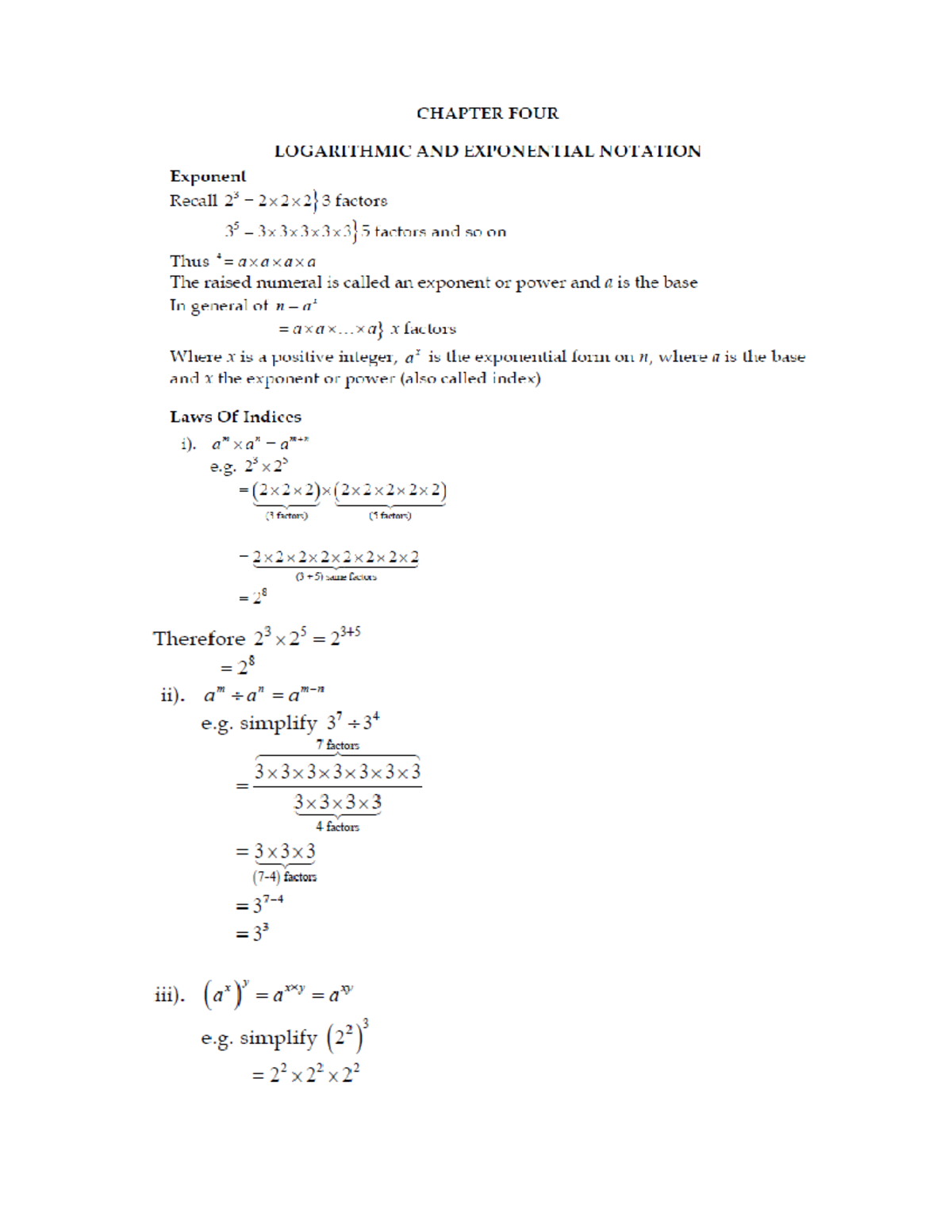 CHAP 4 AND FIVE Mathematics - Bachelor of Science Mathematics and ...