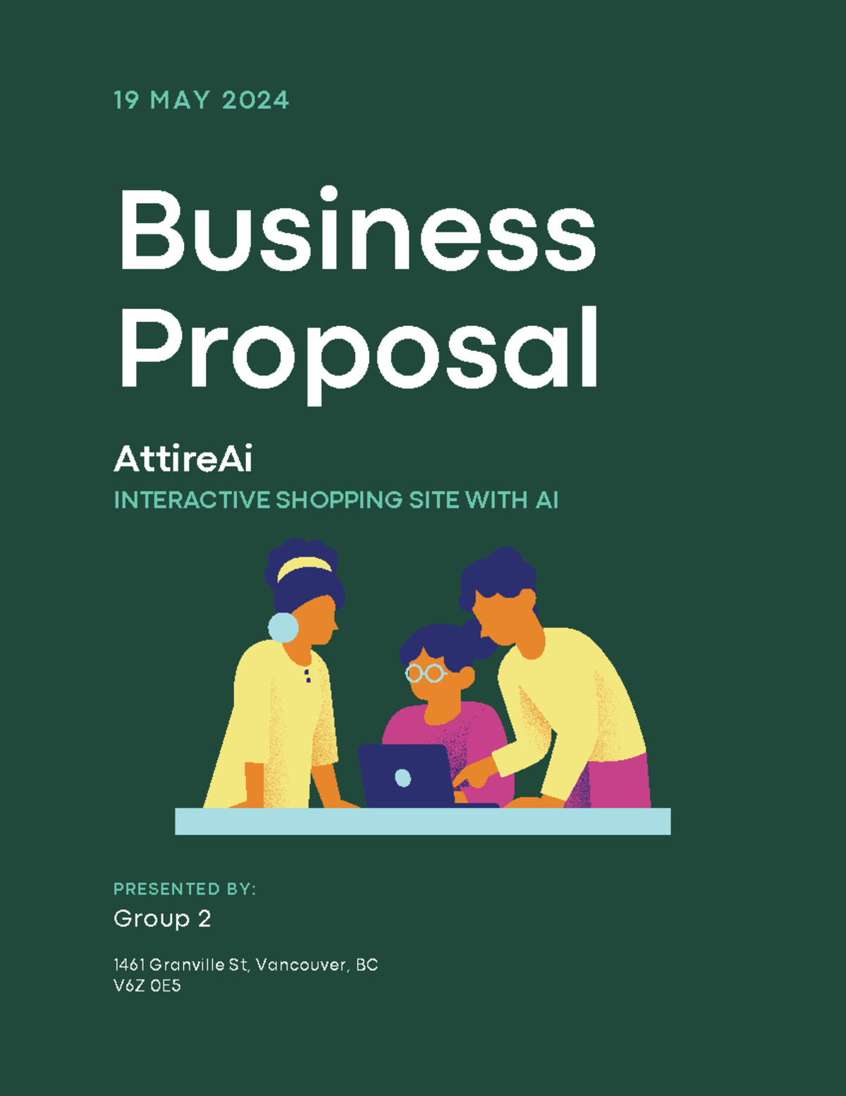 Business Proposal - Business Proposal AttireAi INTERACTIVE SHOPPING ...