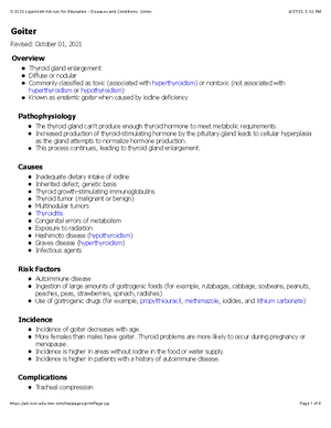 (9) Addison's Disease - Patient Education Addison's Disease The Basics ...
