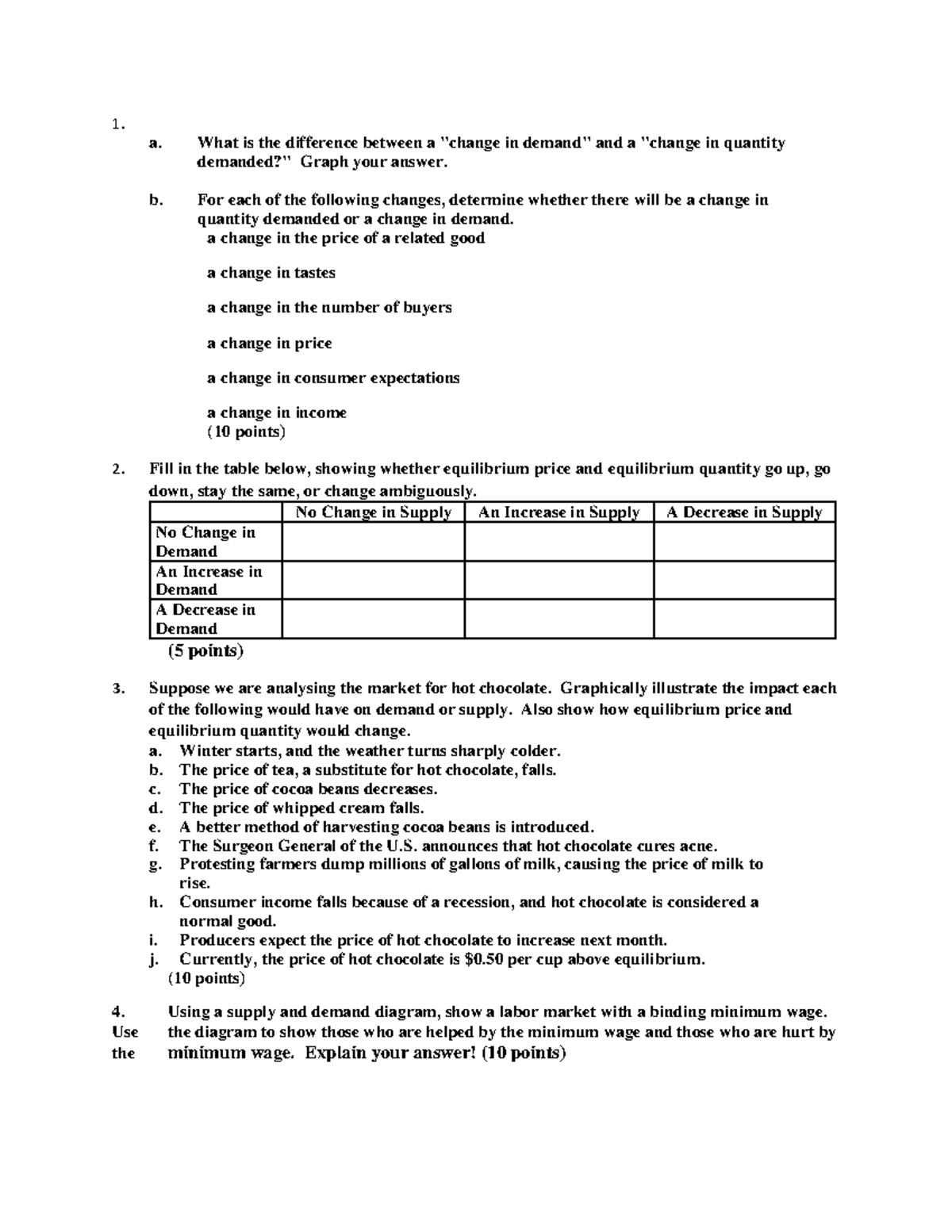 HW 2 ECON 211 - homework assignment - 1. a. What is the difference ...
