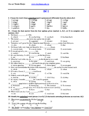 Bài tập chương trình nâng cao anh lớp 10 - LEXICO-GRAMMAR Exercise 1 ...