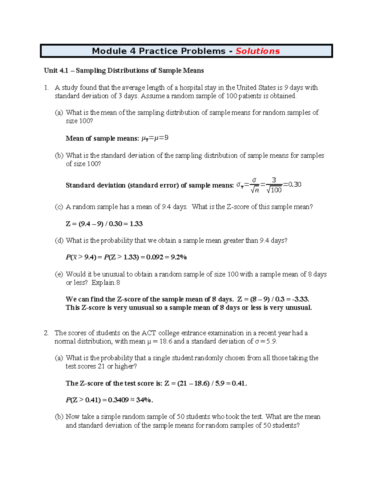 UFS SW Module 4 Review KEY - Module 4 Practice Problems - Solutions ...