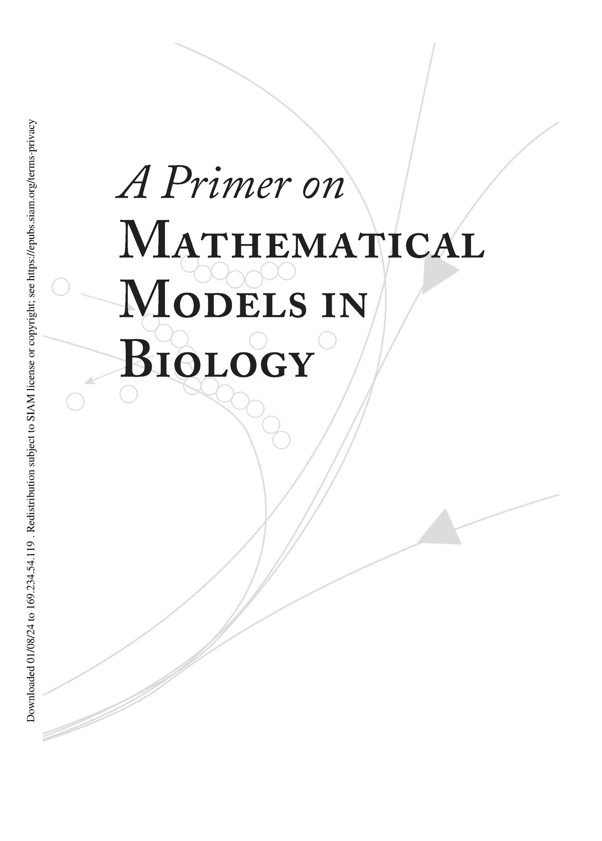 113B - A Primer On Mathematical Models In Biology - Combined - A Primer ...